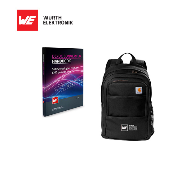 Wurth Elektronik
Bundle DC/DC Converter Handbook + Würth Backpack
