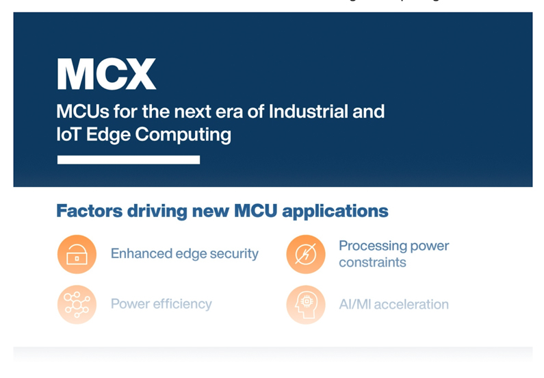 MCX - MCUs for the next era of Industrial and
loT Edge Computing 