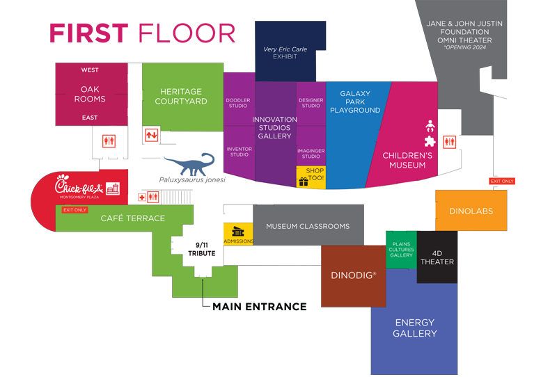 Fort Worth Museum Map